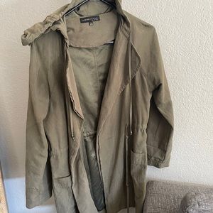 Green utility jacket